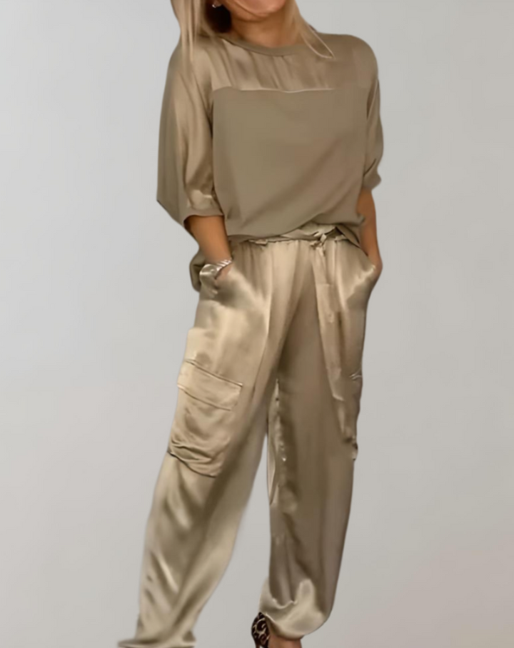 Amanda™| Silky Cargo Lounge Set