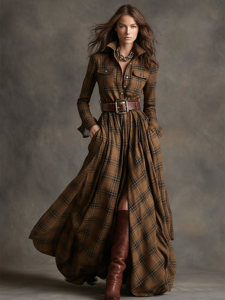 Scarlett | Belted Shirt Dress