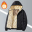 Insulated Jacket with Hood and Zipper