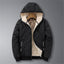Insulated Jacket with Hood and Zipper