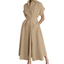 Rielle | Preppy High-Waist Shirt Dress