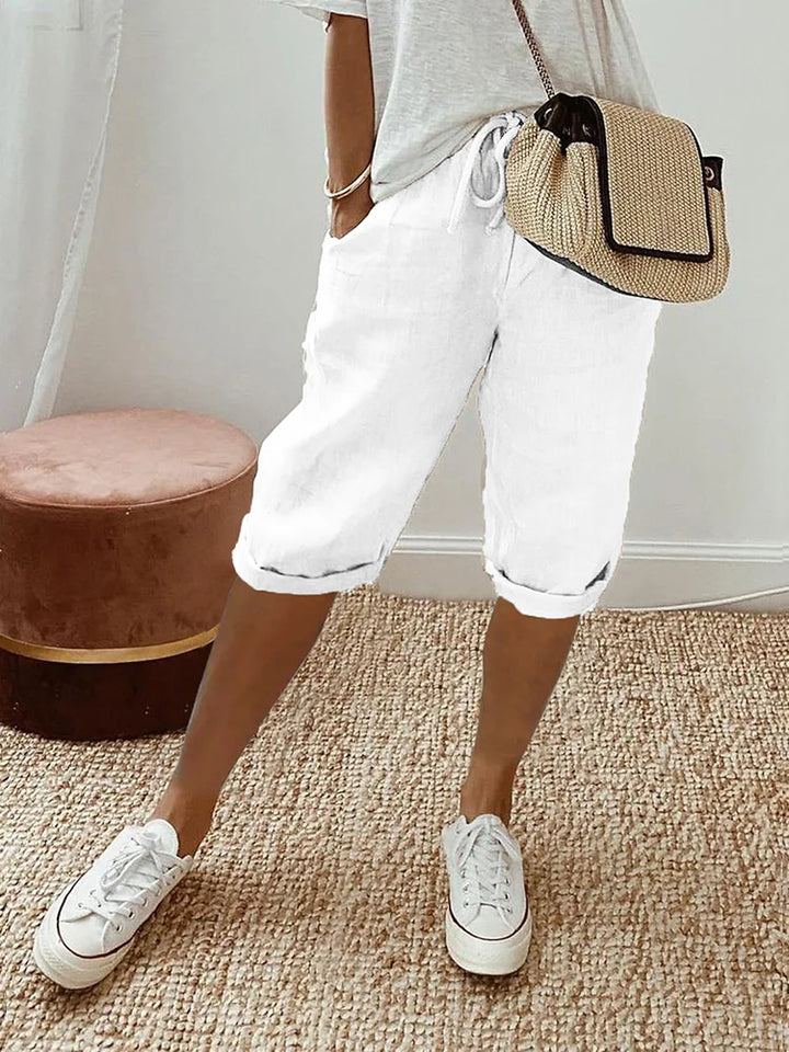 LUI™ – LIGHT COTTON-LINEN SHORTS