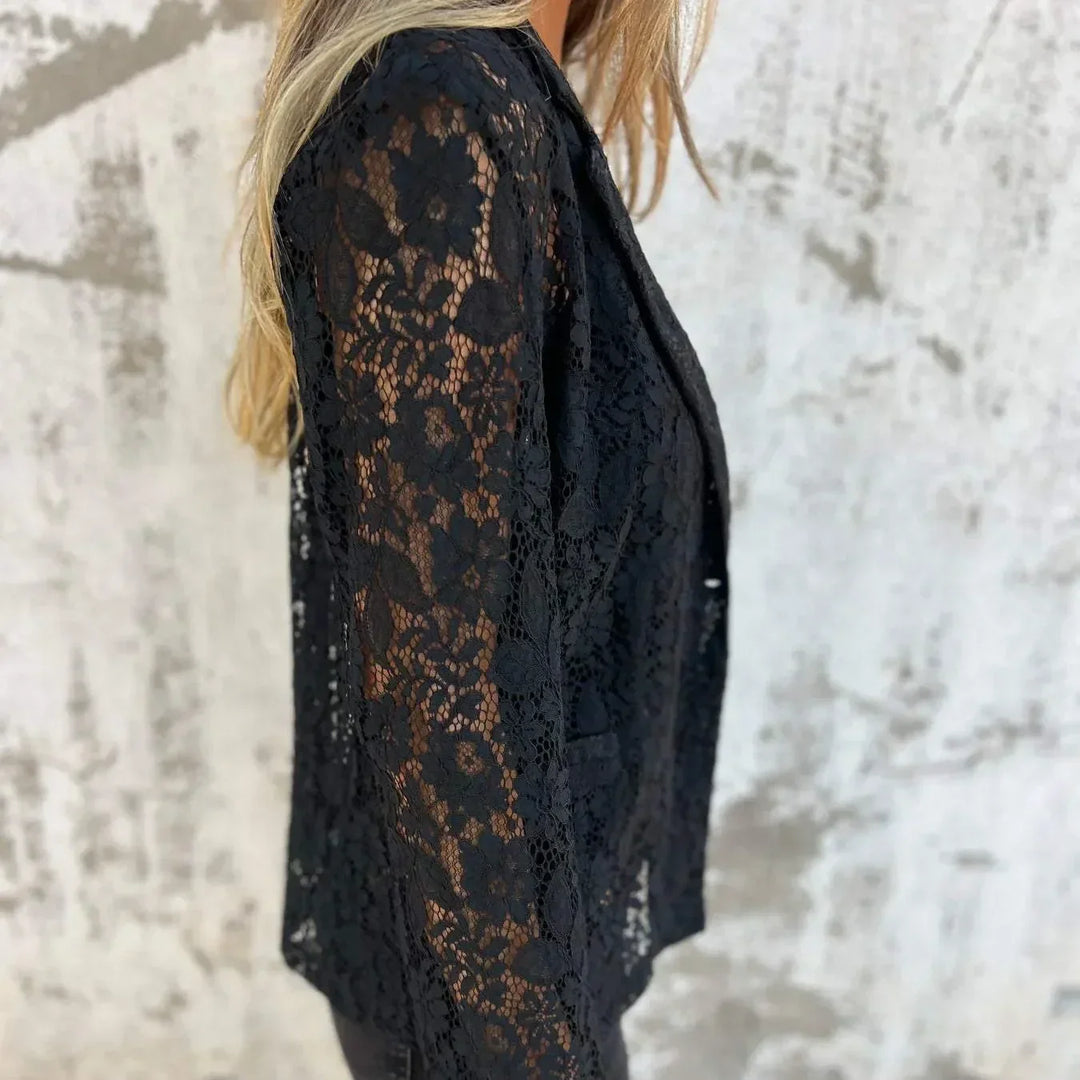 Lace Mesh Blazer for Women