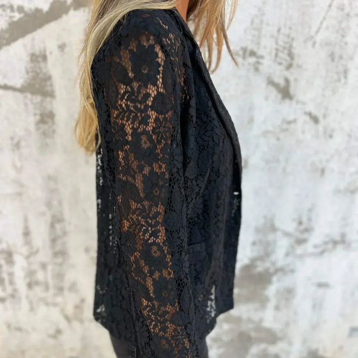 Lace Mesh Blazer for Women
