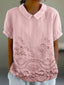 Lily | Floral Embroidered Shirt
