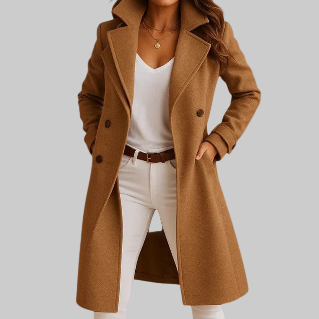 Elise - Elegant Long Winter Coat