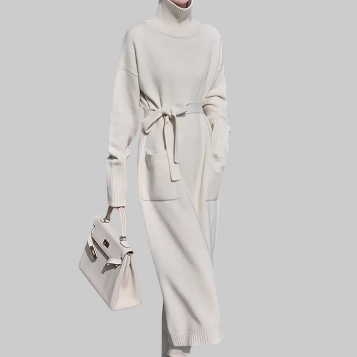 Tracy - Cozy Turtleneck Dress