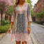 Marlena™ | Vintage Printed Lace Dress