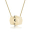 CINDY™ - Sleek Initial Letter Pendant Necklace