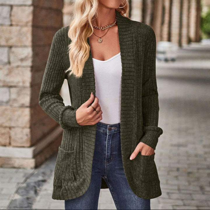 LUCILLE | Cozy Lightweight Long-Sleeve Open Front Cardigan