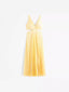 Sarai - Trendy V-Neck Solid Color Maxi Dress