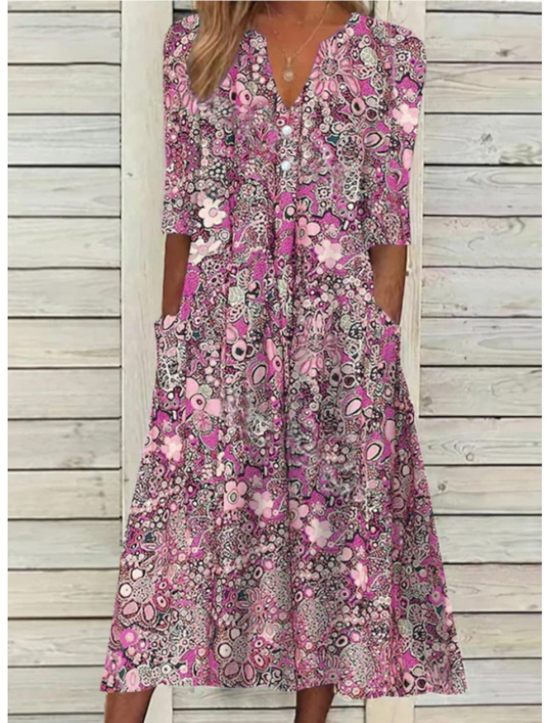Naledi™ - Elegant Dress with Tummy Coverage