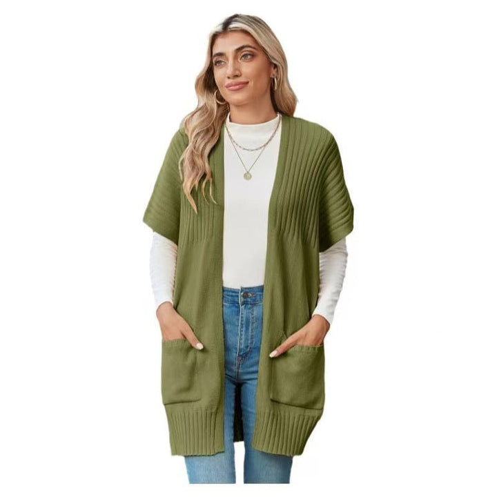 CASSAVA™ Relaxed Lightweight Open-Front Knit Cardigan