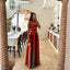 Aziza - Hollow Out Tie-Dye Gradient Long Dress