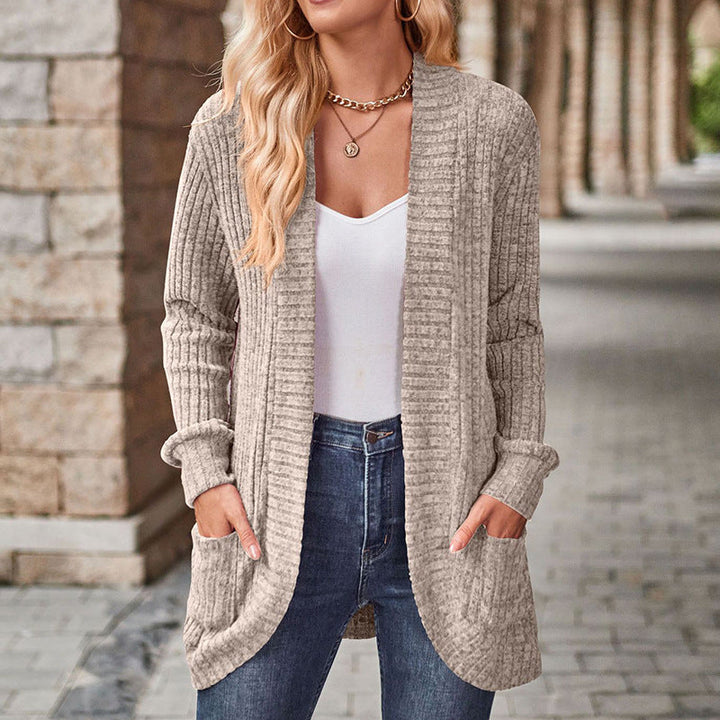 LUCILLE | Cozy Lightweight Long-Sleeve Open Front Cardigan