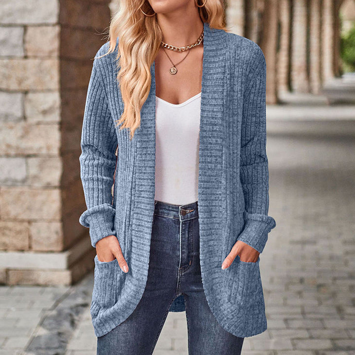 LUCILLE | Cozy Lightweight Long-Sleeve Open Front Cardigan
