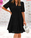 RICA - Chic Lace Ruffle Summer Dress