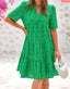 SERENE™ | Classic Lace Ruffle Dress