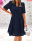 RICA - Chic Lace Ruffle Summer Dress