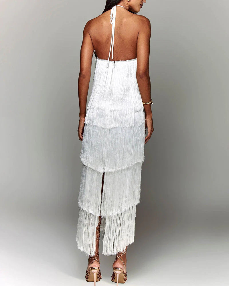 Edina - Dress with tassels