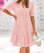 RICA - Chic Lace Ruffle Summer Dress