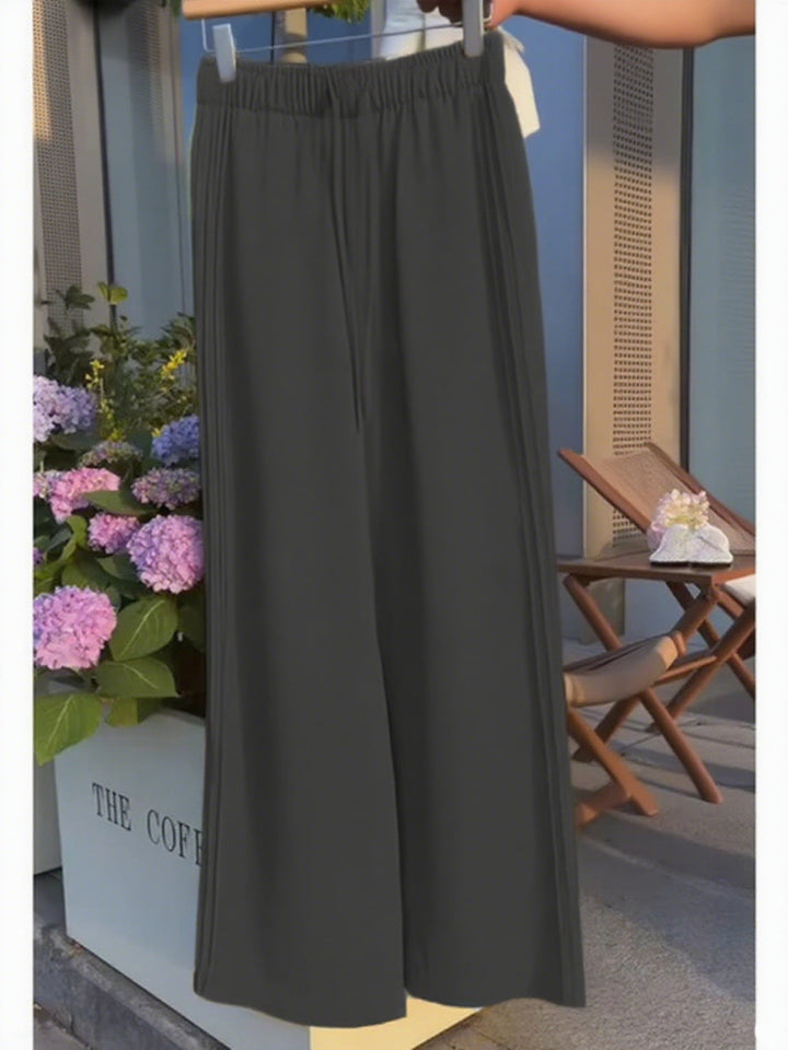 Women's Linen Wide-leg Casual Pants