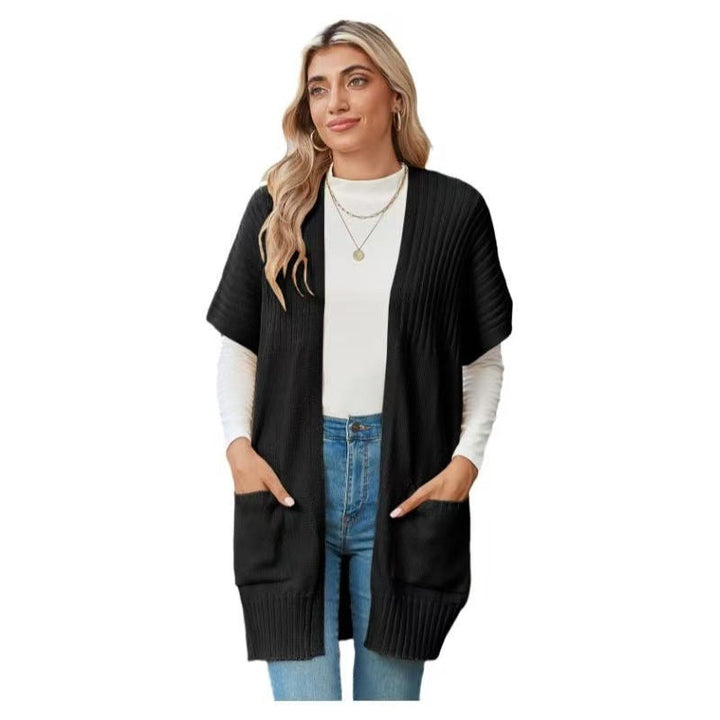 CASSAVA™ Relaxed Lightweight Open-Front Knit Cardigan