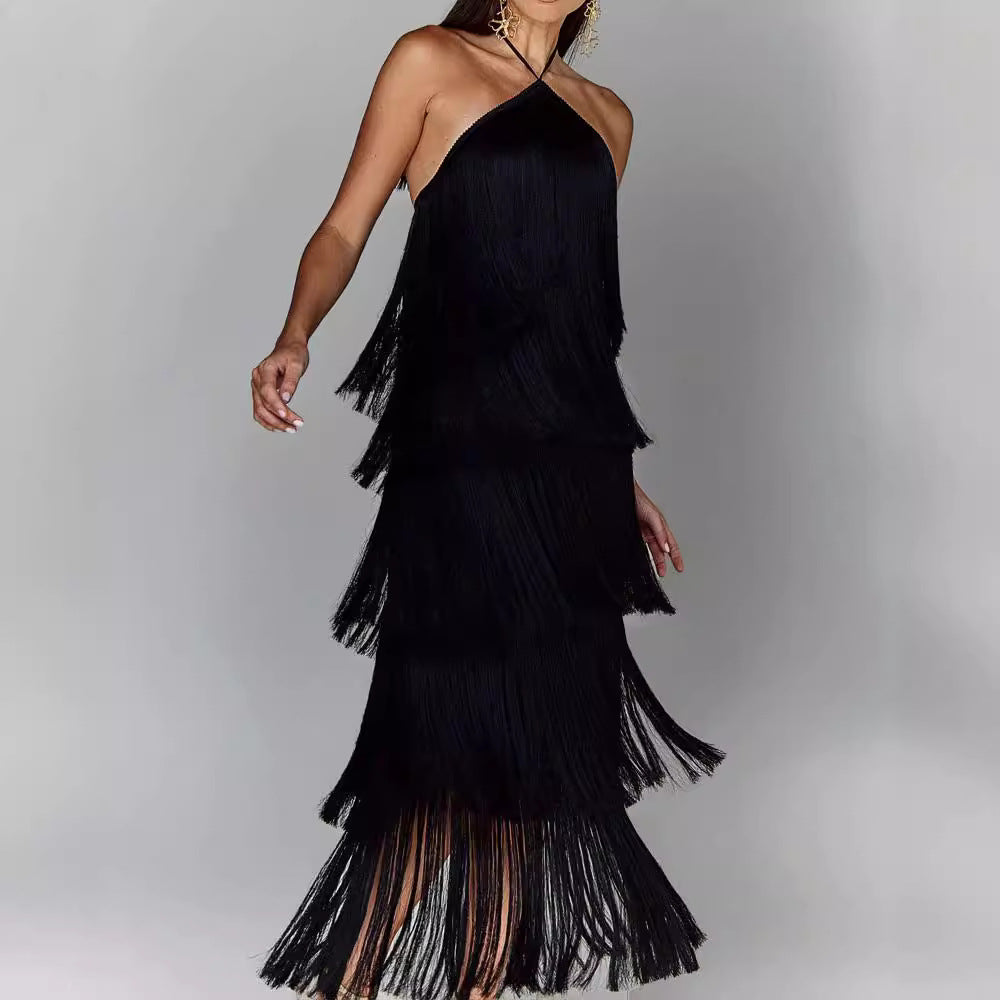Edina - Dress with tassels
