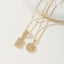 AISHA™ - Elegant 2-Pack Initial Letter Pendant Necklaces