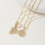 AISHA™ - Elegant 2-Pack Initial Letter Pendant Necklaces