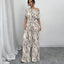 KENDI - Classy Wide-Leg Oblique Strap Jumpsuit