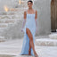 MARILYN - Elegant Formal Slip Maxi Dress with Open Back