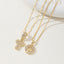 AISHA™ - Elegant 2-Pack Initial Letter Pendant Necklaces