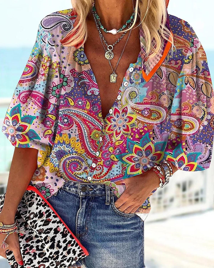 Wynne - Effortless Boho-Chic Top