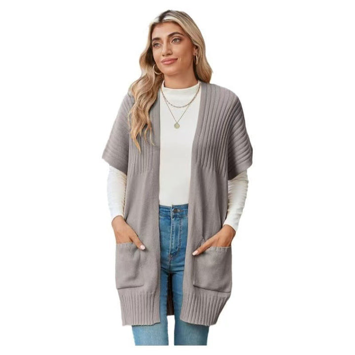 CASSAVA™ Relaxed Lightweight Open-Front Knit Cardigan