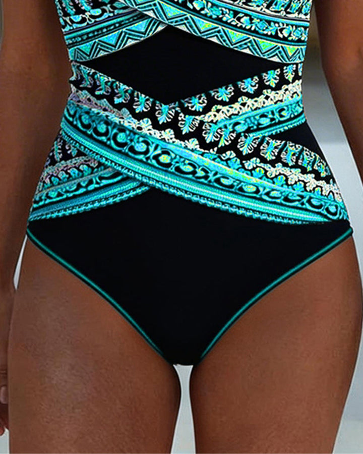 One-Piece Printed Tank Top