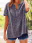 ISALIE™ | Floral V-Neck Shirt