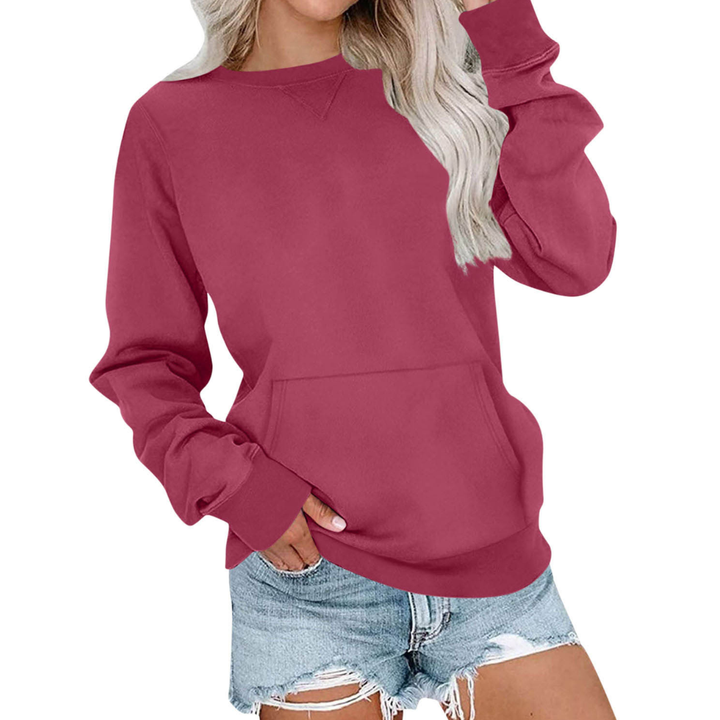 Joanna | Cozy Solid Oversized Pullover Sweatshirt