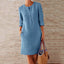 Fiona - Casual Cotton and Linen Summer Dress