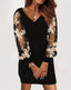 Marilyn – Elegant Lace-Sleeve Comfort Dress