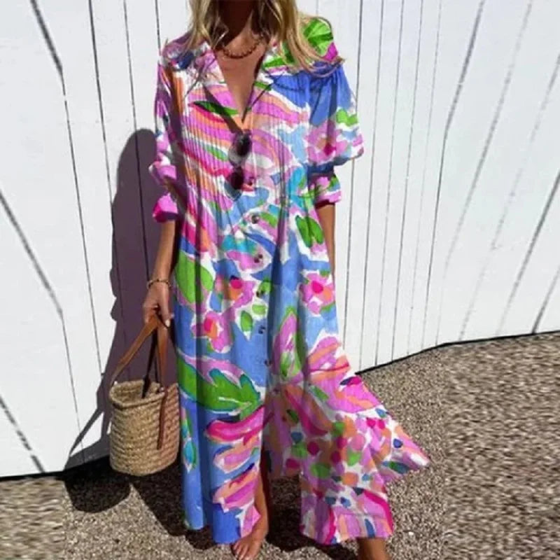 Diara™ | Elegant Boho Maxi Dress