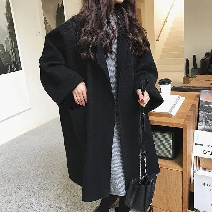 MAURA | Oversizes Woolblend Trenchcoat Jacket