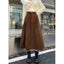 ESTELLE™ – Classic Belt Corduroy Midi Skirt
