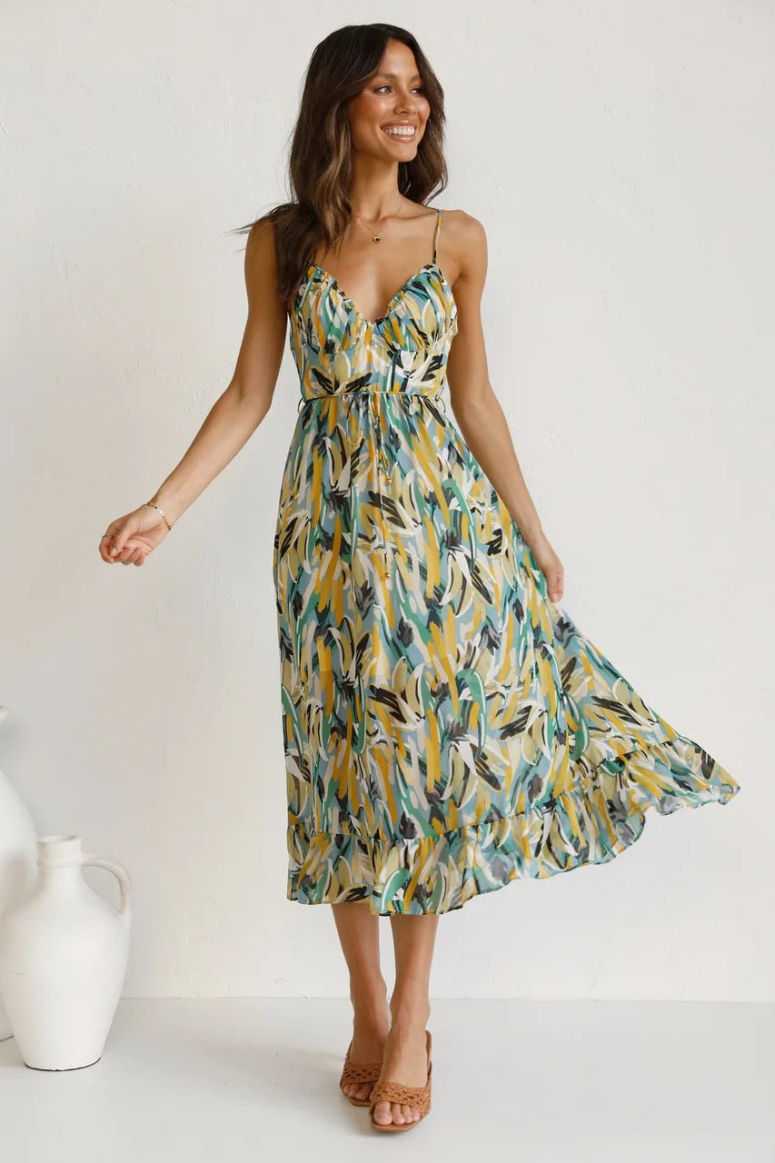 Rowyn™ | Sun-Kissed Midi Dress