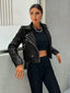 Kaia | Midnight Rebel Moto Jacket