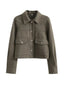 FIONA | Short Jacket with Front Pockets Style