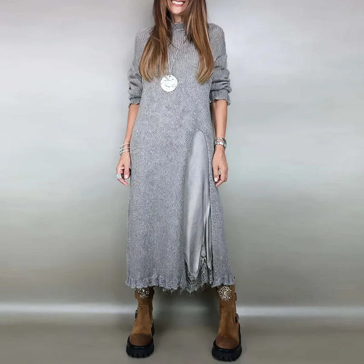 Averie™ | Elegant Knit & Lace Two-Piece Set