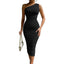 Sienna | One-Shoulder Confidence Midi Dress