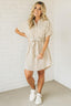 Theo Premium Striped Shirt Dress