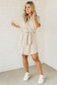 Theo Premium Striped Shirt Dress